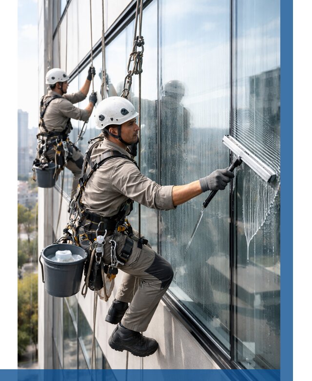 Мойка окон альпинистами в Кисловодске от 4812 р. | ВЫСОТНИК-Ксл