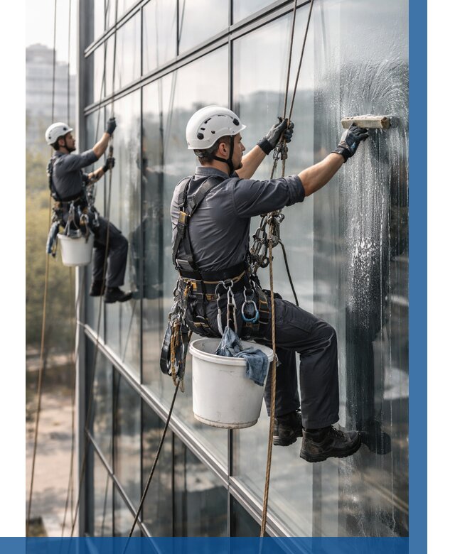 Мойка сплошного остекления в Кисловодске, заказать от 321 р.| ВЫСОТНИК-Ксл