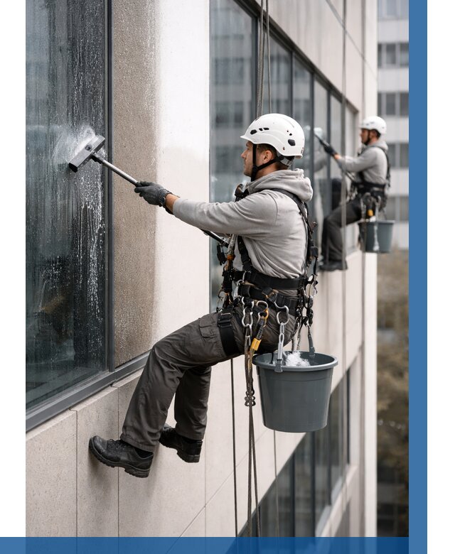 Мойка фасадов зданий в Кисловодске под ключ от 374 р. | ВЫСОТНИК-Ксл