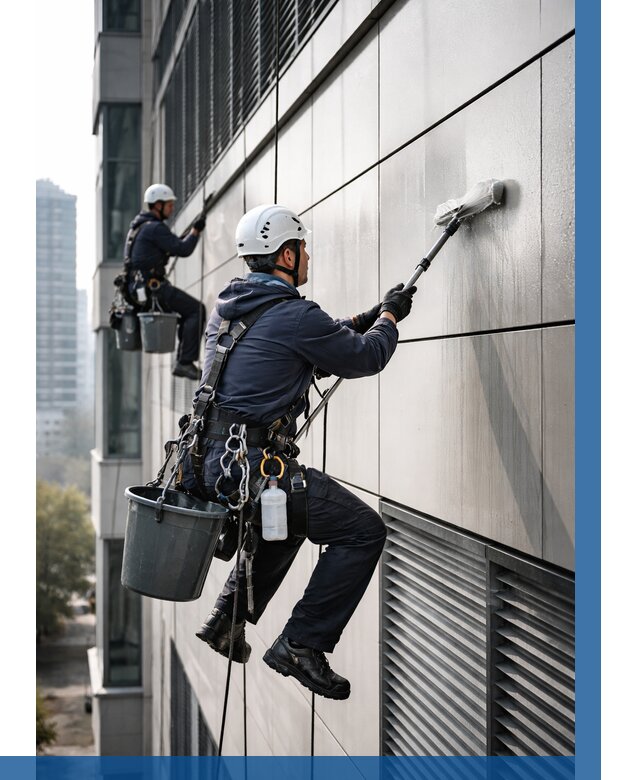 Мойка вентилируемого фасада в Кисловодске от 267 р. | ВЫСОТНИК-Ксл