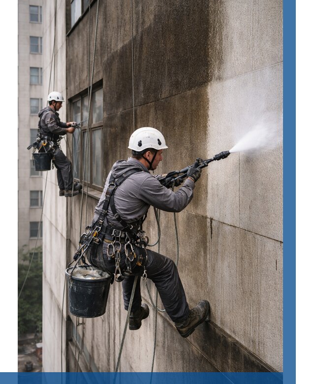 Очистка фасада от копоти в Кисловодске от 267 р. | ВЫСОТНИК-Ксл