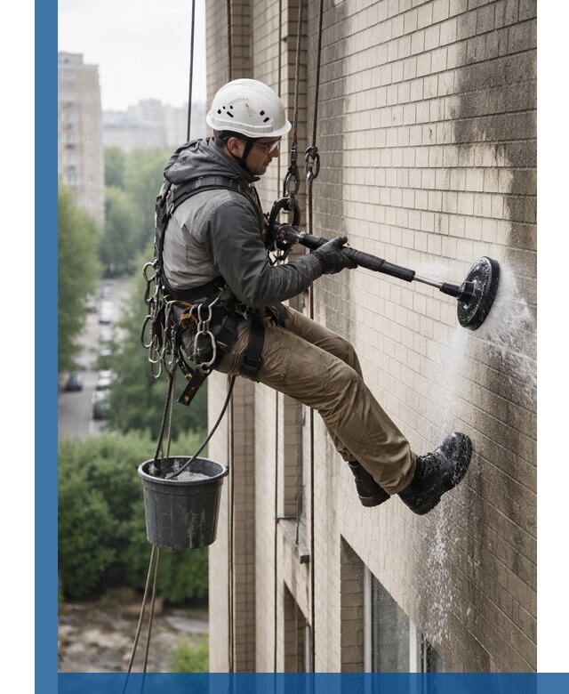 Очистка фасада от копоти в Кисловодске профессионально и безопасно