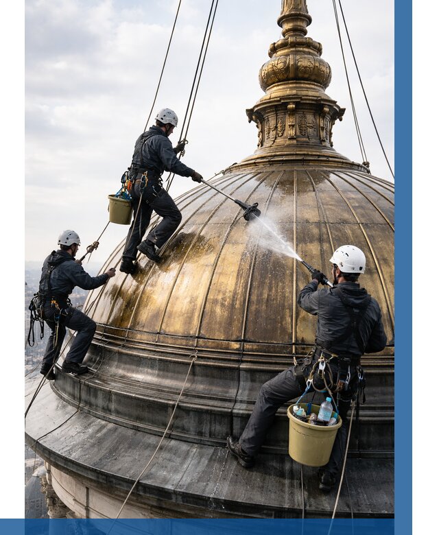 Мойка куполов и шпилей в Кисловодске от 8555 р. - заказать | ВЫСОТНИК-Ксл