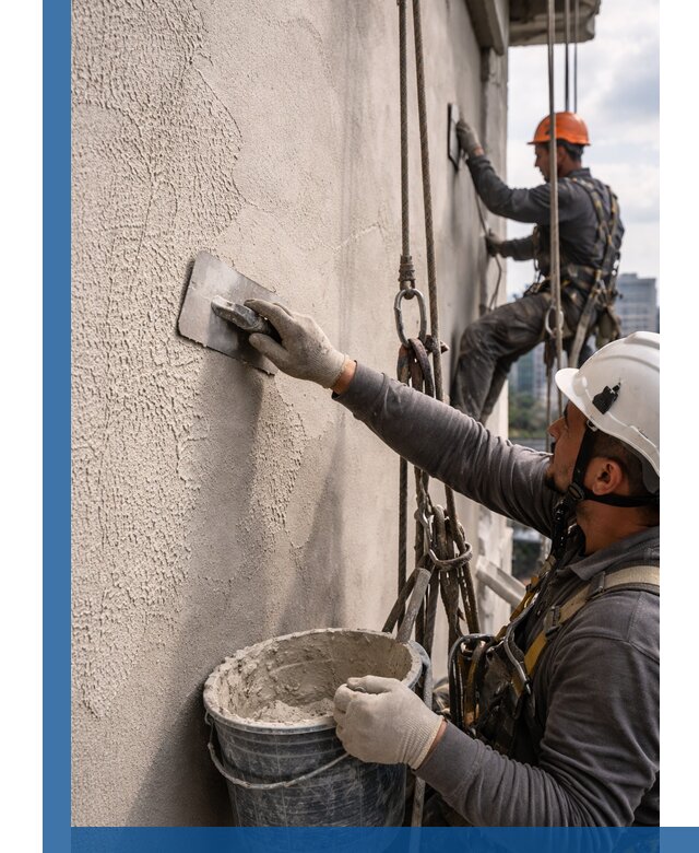 Декоративная штукатурка фасада с утеплением и защитой в Кисловодске