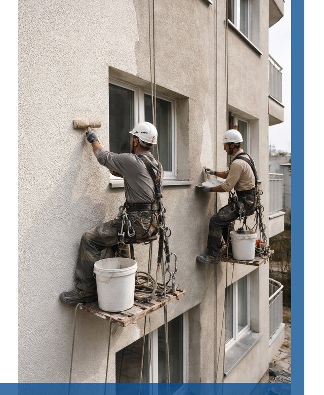 Нанесение короеда на фасад в Кисловодске от 481 р. | ВЫСОТНИК-Ксл