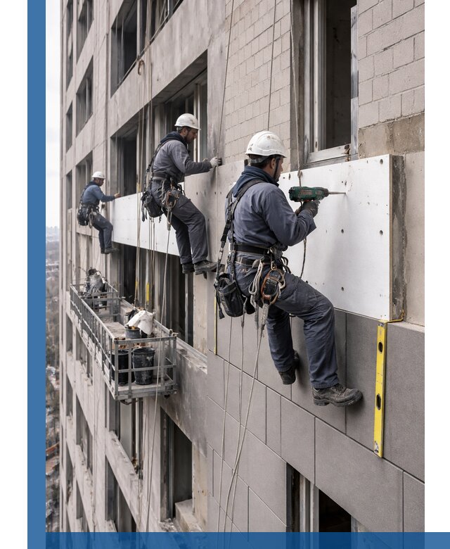 Монтаж фасадных термопанелей высокого качества в Кисловодске