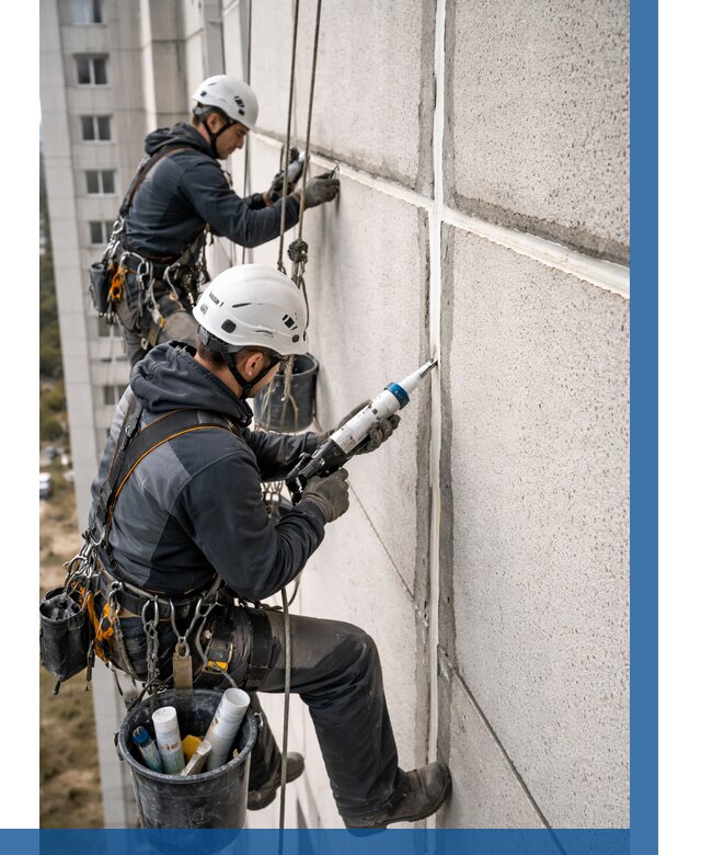Герметизация межпанельных швов в Кисловодске от 749 р. | ВЫСОТНИК-Ксл