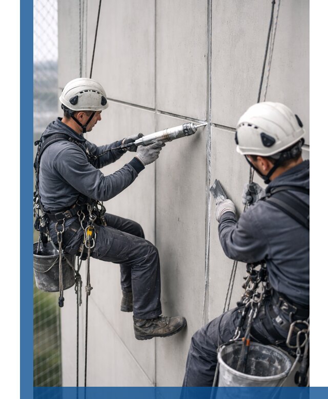 Первичная герметизация швов фасадов и кровель в Кисловодске