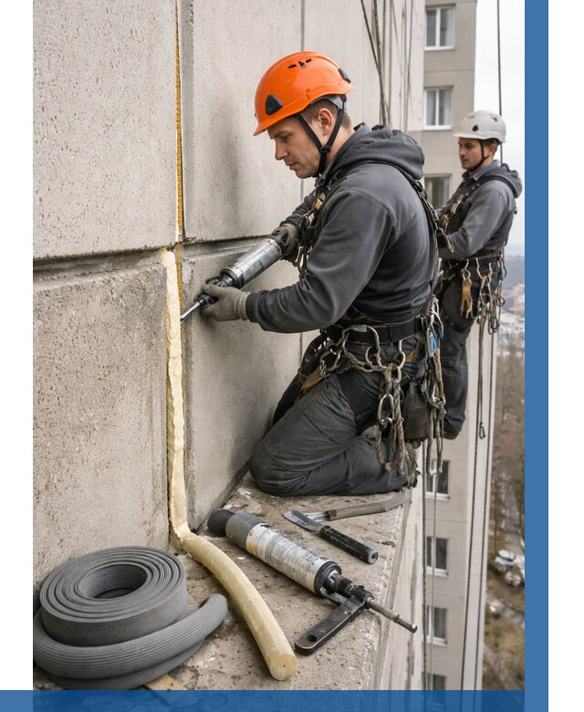 Теплый шов межпанельные швы в Кисловодске от 749 р. | ВЫСОТНИК-Ксл