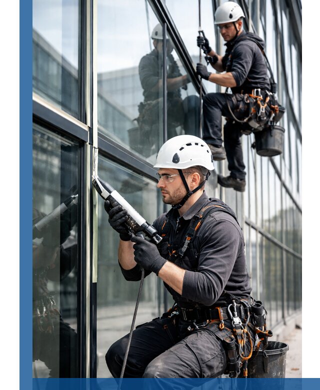 Герметизация витражных швов в Кисловодске для зданий и фасадов