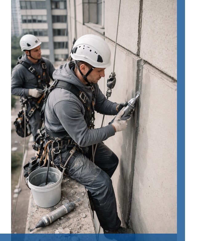 Ремонт деформационных швов здания в Кисловодске от 1069 р. | ВЫСОТНИК-Ксл