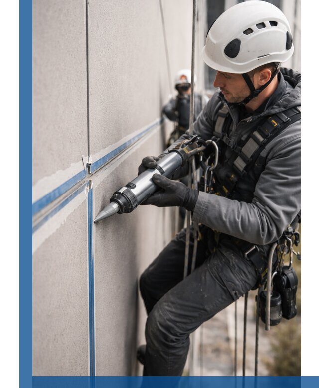 Герметизация стыков фасадных панелей в Кисловодске качественно и быстро