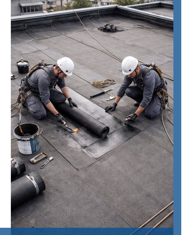 Ремонт мягкой кровли под ключ в Кисловодске от 749 р. | ВЫСОТНИК-Ксл