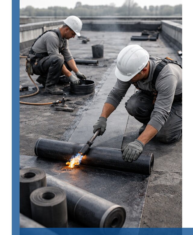 Ремонт рулонной кровли в Кисловодске герметизация и восстановление