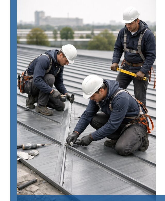 Ремонт фальцевой кровли в Кисловодске срочно и качественно