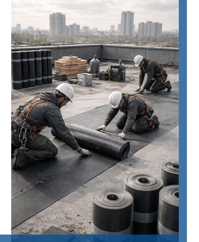 Монтаж мягкой кровли под ключ в Кисловодске от 481 р. | ВЫСОТНИК-Ксл