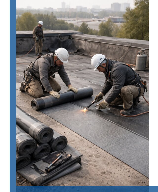 Монтаж мягкой кровли в Кисловодске профессионально и надежно