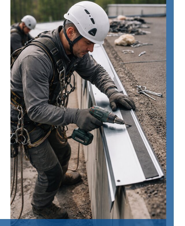 Монтаж капельника на кровле в Кисловодске от 321 р. | ВЫСОТНИК-Ксл