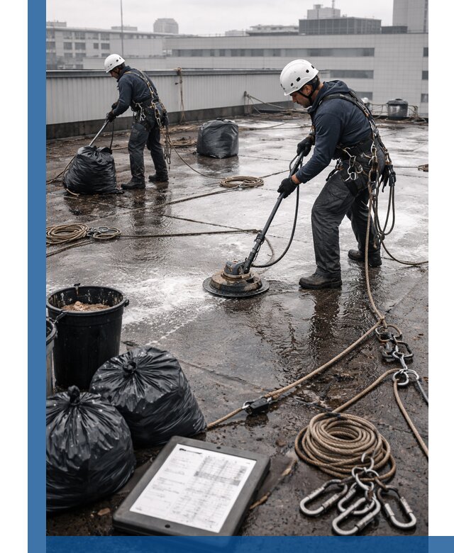 Плановая очистка кровли по графику в Кисловодске для безопасности