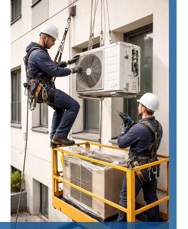 Демонтаж внешнего блока кондиционера в Кисловодске от 3743 р. | ВЫСОТНИК-Ксл