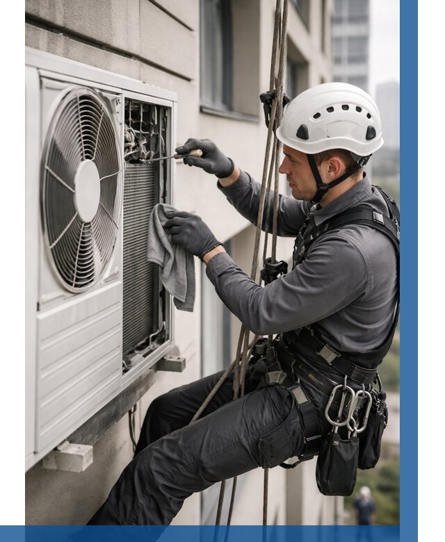 Обслуживание внешнего блока кондиционера в Кисловодске от 2887 р.ВЫСОТНИК-Ксл