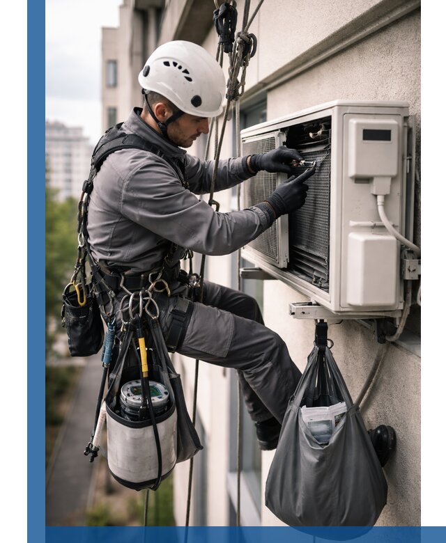 Обслуживание внешнего блока кондиционера в Кисловодске профессионально