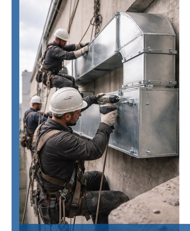 Профессиональный монтаж вентиляционных коробов в Кисловодске под ключ