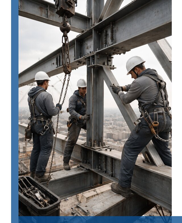 Профессиональный монтаж металлоконструкций на высоте в Кисловодске