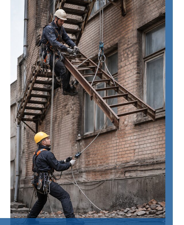 Демонтаж пожарной лестницы в Кисловодске от 12833 р. | ВЫСОТНИК-Ксл