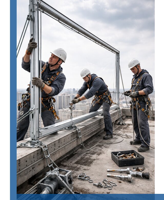 Монтаж крышных рекламных конструкций под ключ в Кисловодске