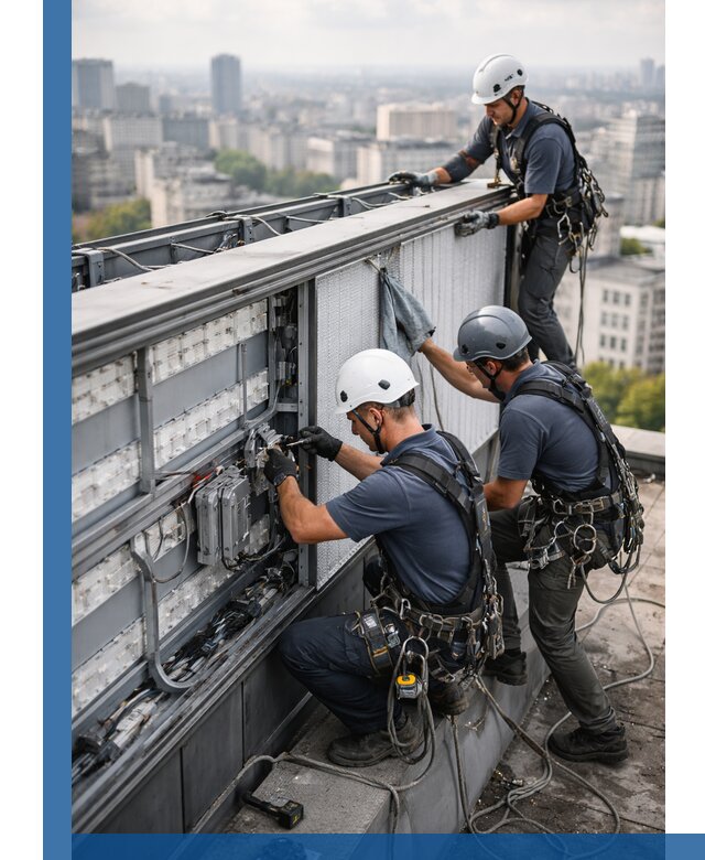 Профессиональное обслуживание крышной рекламы в Кисловодске под ключ