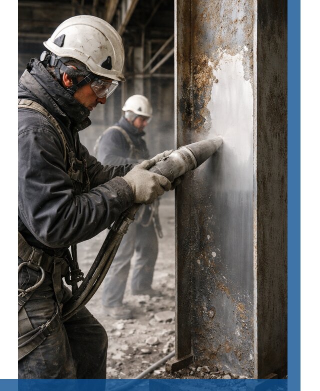 Удаление старой краски с металла в Кисловодске от 481 р. | ВЫСОТНИК-Ксл