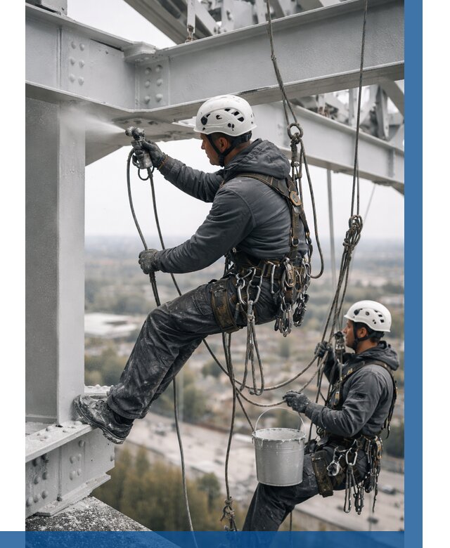 Покраска металлоконструкций на высоте в Кисловодске 374 р |ВЫСОТНИК-Ксл