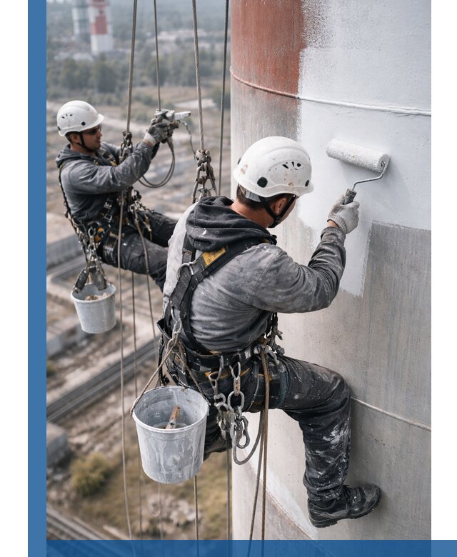 Покраска дымовых труб в Кисловодске: антикоррозийная защита и восстановление