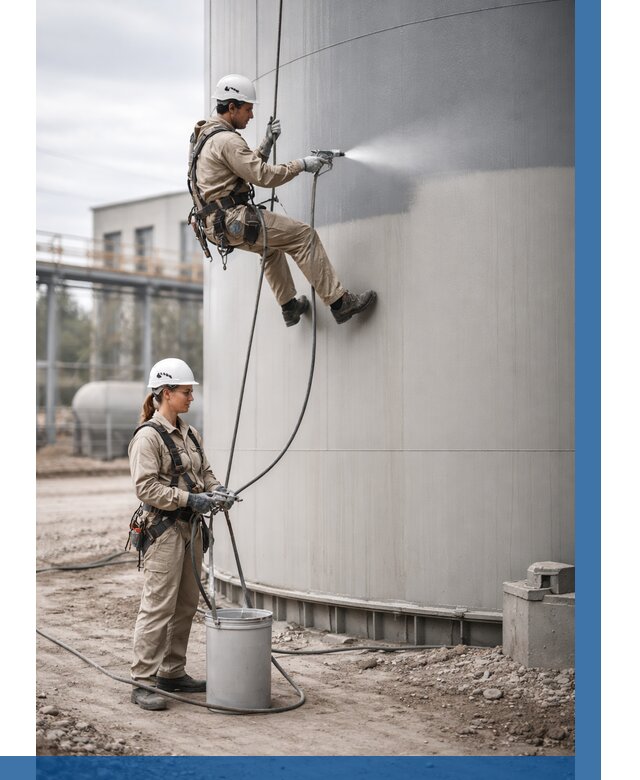 Покраска резервуаров в Кисловодске от 1283 р. | ВЫСОТНИК-Ксл — заказать