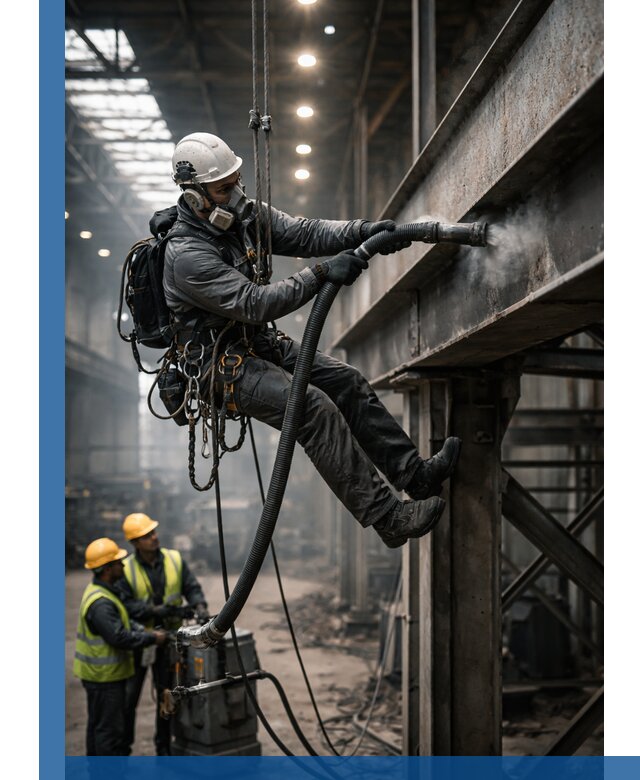 Обеспыливание конструкций в цехах промышленного производства в Кисловодске