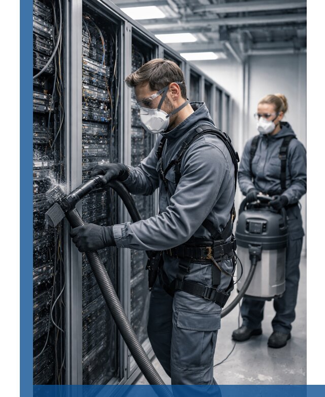 Обеспыливание серверной комнаты в Кисловодске, профессиональная очистка