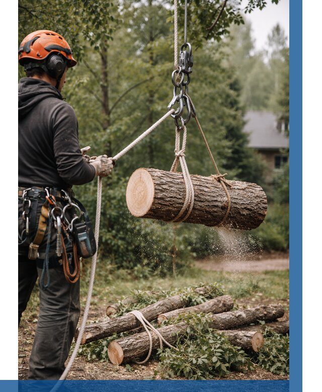 Валка деревьев частями в Кисловодске от 8021 р. | ВЫСОТНИК-Ксл