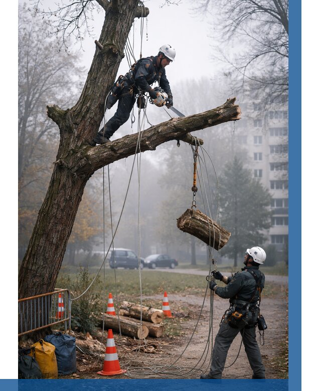 Удаление аварийных деревьев в Кисловодске от 16041 р. | ВЫСОТНИК-Ксл
