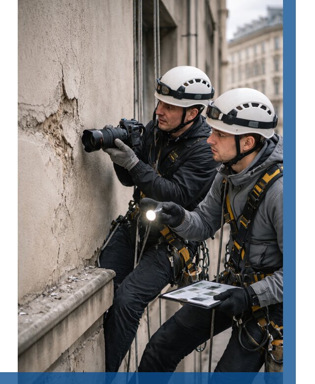 Фотофиксация дефектов фасада в Кисловодске от 4812 р. | ВЫСОТНИК-Ксл