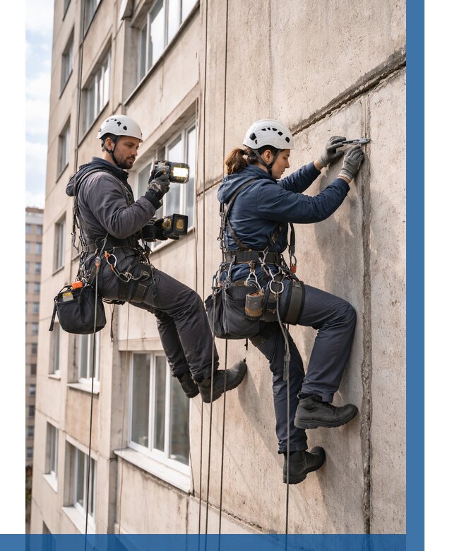 Обследование межпанельных швов в Кисловодске от 1925 р. | ВЫСОТНИК-Ксл