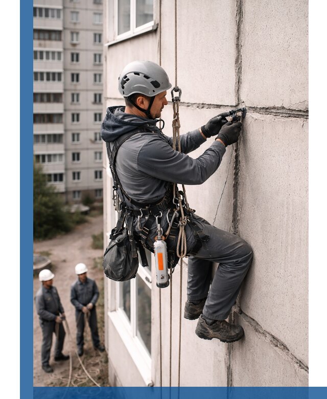 Обследование межпанельных швов и герметизация в Кисловодске