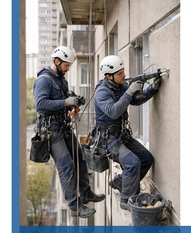 Промышленные альпинисты высотные работы и монтаж в Кисловодске